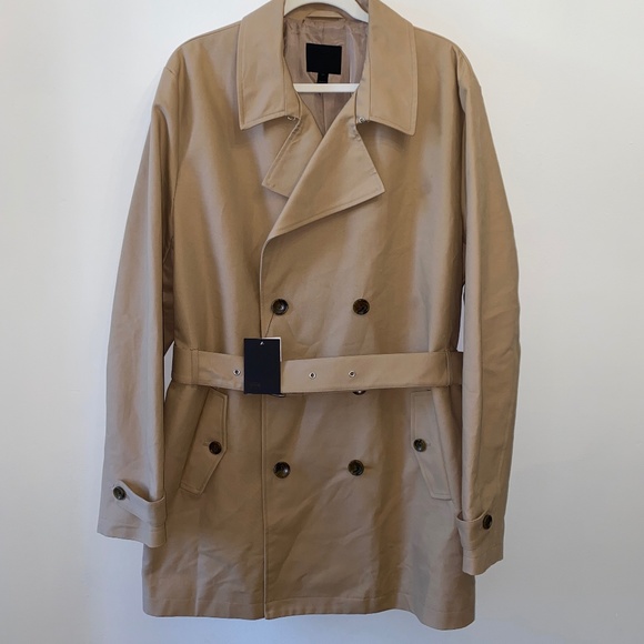 ASOS Other - NWT Asos Men's Double Breasted Trench Overcoat Knee length